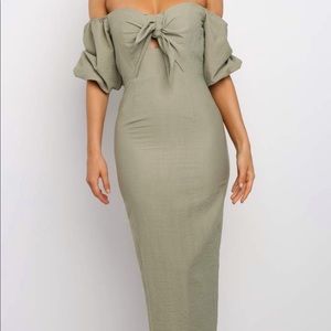 Ophelia dress - olive
